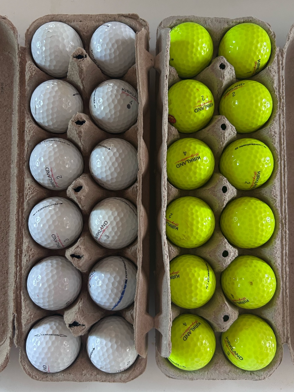 Kirkland Signature Used Golf Balls - 2 dozen total